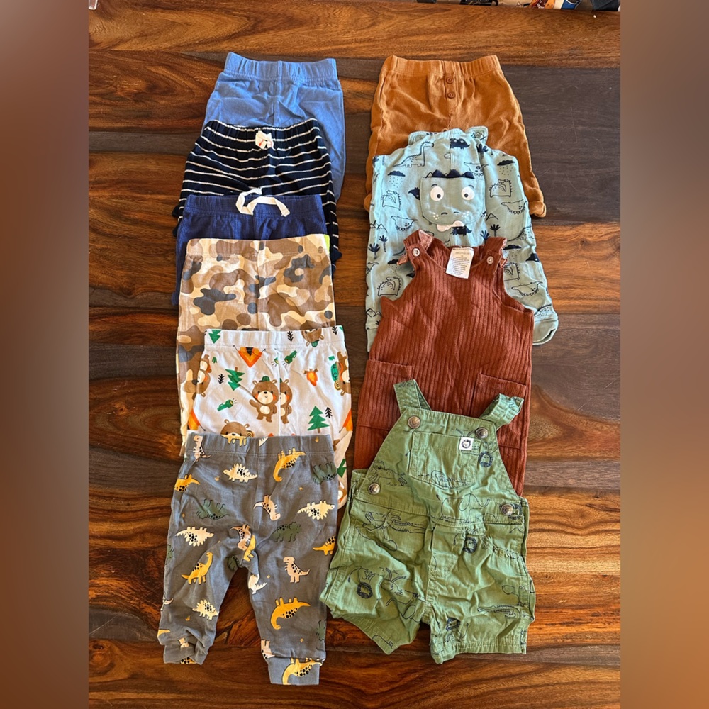 Assorted Baby Pants and Overalls Set